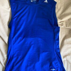 Adidas Blue Sleeveless Athletic Top